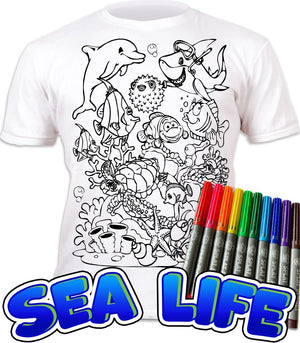 PYO T-Shirt Sealife age 7-8yrs