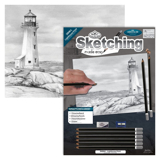 Sketching By Number Lighthouse