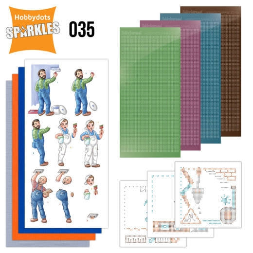 Sparkles Set 35 - - Big Guys - Workers