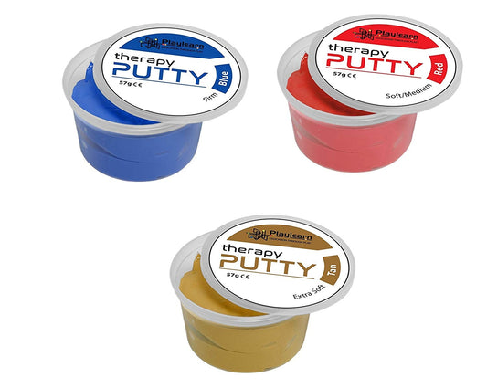 Therapy Putty 3pk(Tan,Red,Blue)