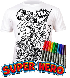 PYO T-Shirt-Super Hero age 9-11