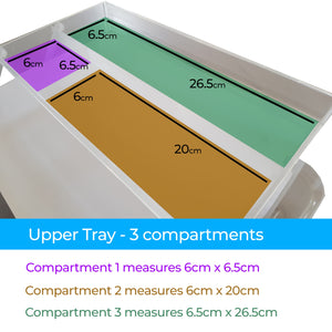 Semi translucent caddy art box