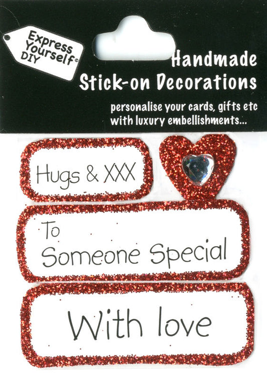 MINI TOPPERS-HUGS & XXX