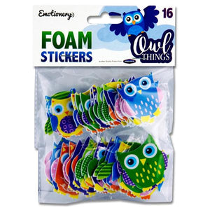 Emotionery Pkt.16 Foam Stickers - Owl Things