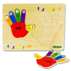 Little Hands Wooden Education Set - Hands