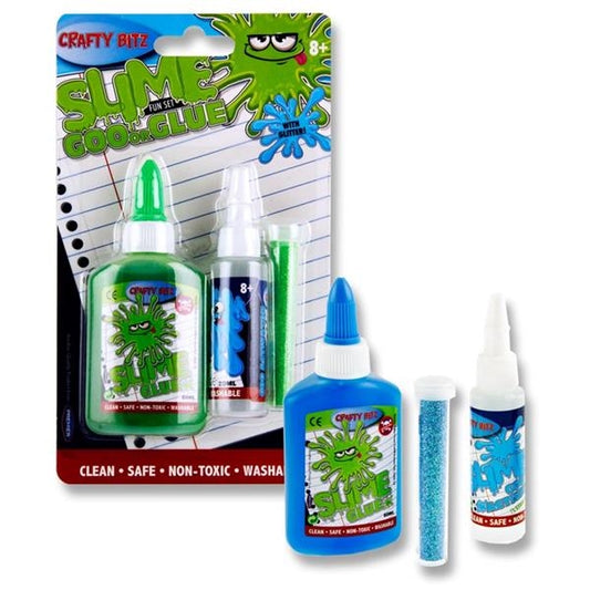 Slime Glue Set 60ml - 4 Asst,