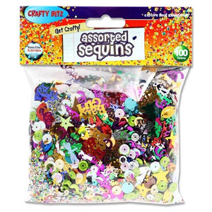 100g Assorted Sequins