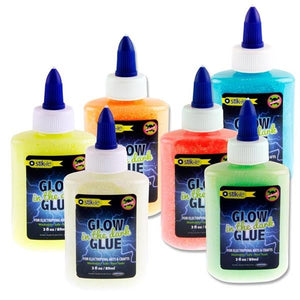 Stik-ie 89ml Glow In The Dark Glitter Glue