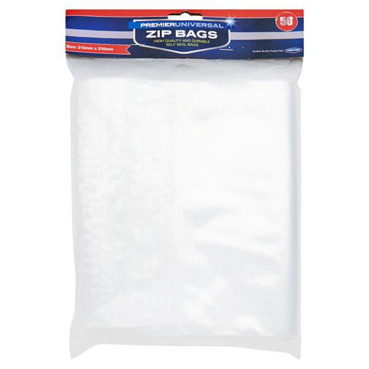 Pkt.50 Zip Bags - 210x310mm