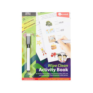 Ormond A5 Wipe Clean Activity Book W/pen - Spell