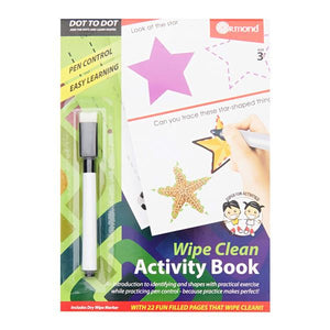 Ormond A4 Wipe Clean Activity Book W/pen - Dot