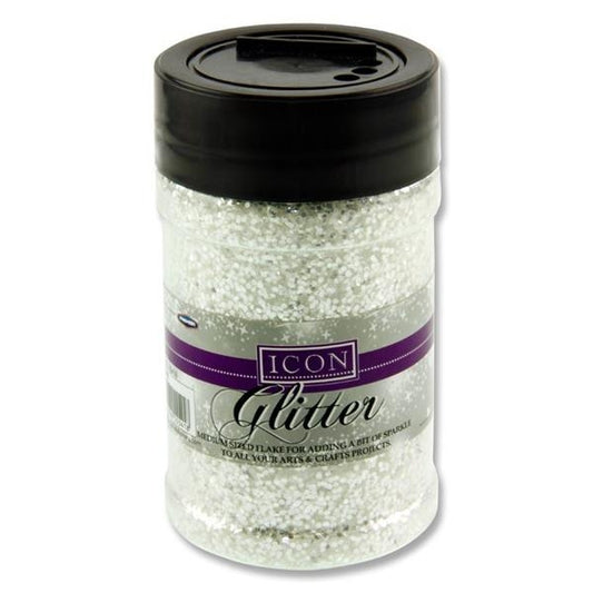 Icon 110G Glitter - White