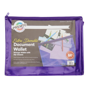 Premto A4+ Extra Durable Mesh Wallet - Ultraviolet