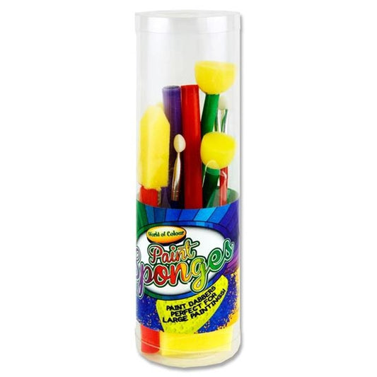 Woc 10Pce Sponge Dabbers Paintbrushes