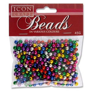 Icon 45g Bag Metallic Beads