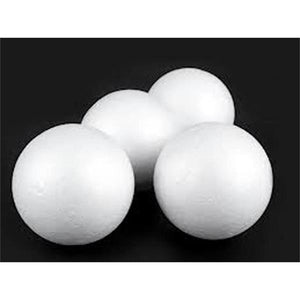 Pkt.4 Polystyrene Balls - 7Cm
