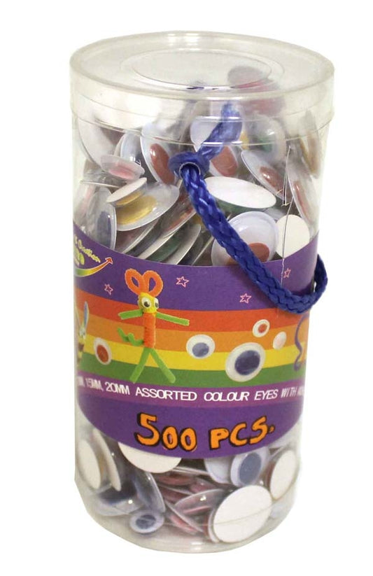 Tub 500 Col Moving Eyes Asst. Sizes